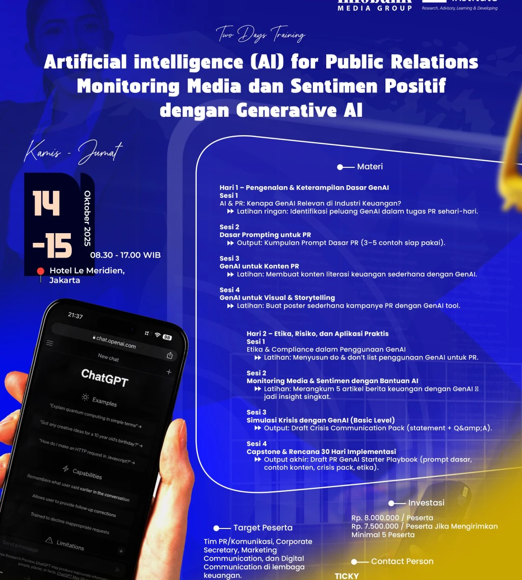 Artificial Intelligence AI for Public Relations Monitoring Media dan Sentimen Positif dengan Generative AI