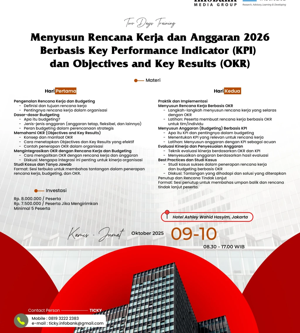 Menyusun Renca Kerja dan Anggaran 2026 Berbasis Key Performance Indicator KPI dan Objectives and Key Results OKR