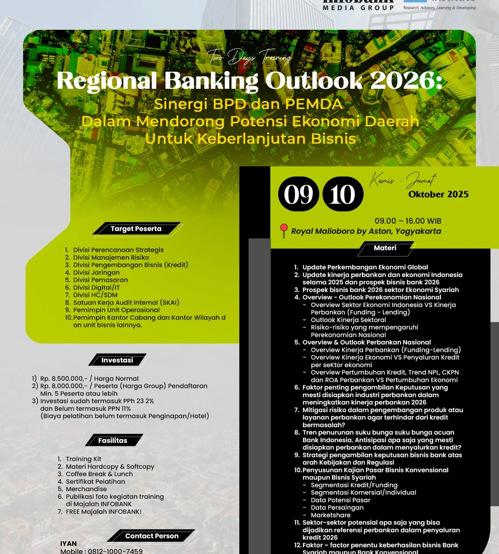Regional Banking Outlook 2026 Sinergi BPD dan PEMDA Dalam Mendorong Potensi Ekonomi Daerah Untuk Keberlanjutan Bisnis