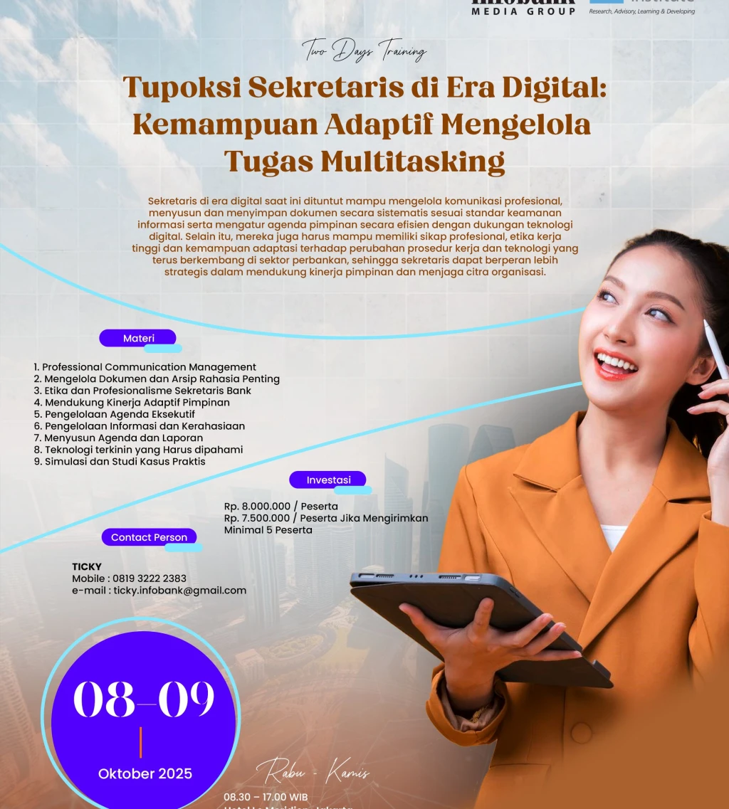 Tupoksi Sekretaris di Era Digital Kemampuan Adaptif Mengelola Tugas Multitasking