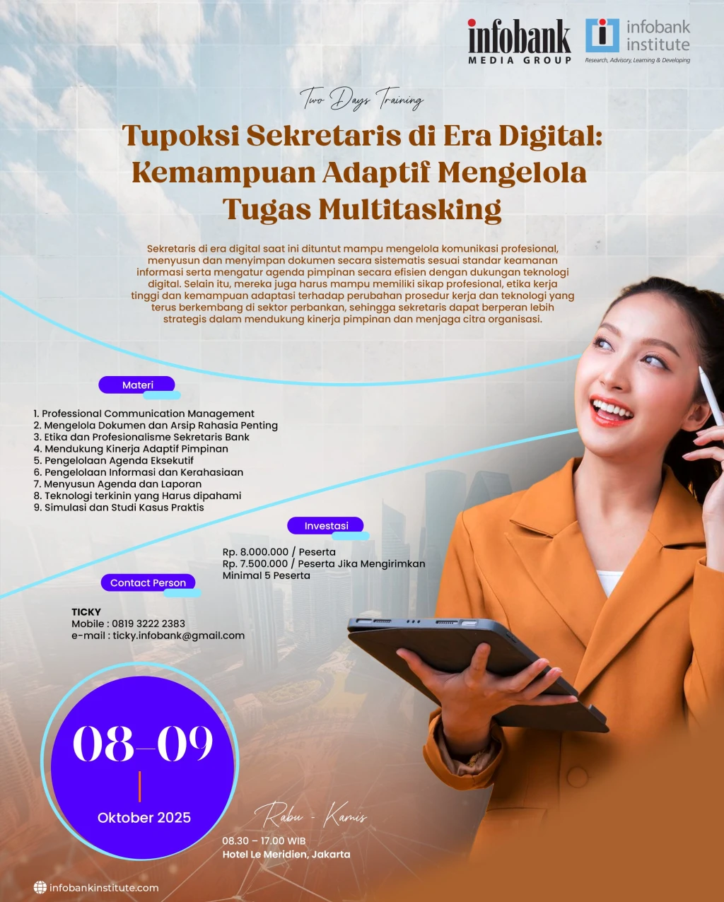 Tupoksi Sekretaris di Era Digital: Kemampuan Adaptif Mengelola Tugas Multitasking