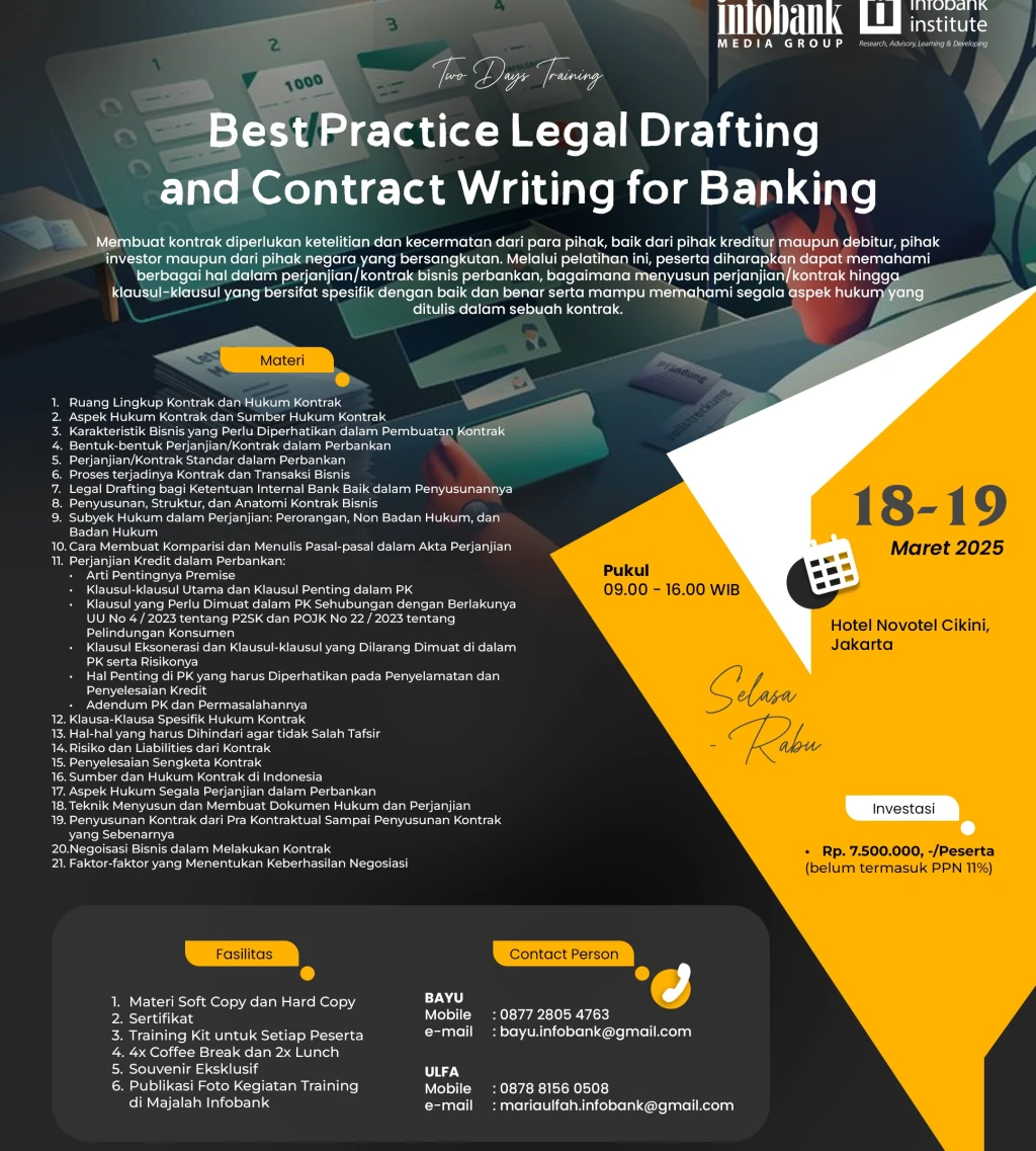 Best Practice Legal Drafting and Contract Writing for Banking