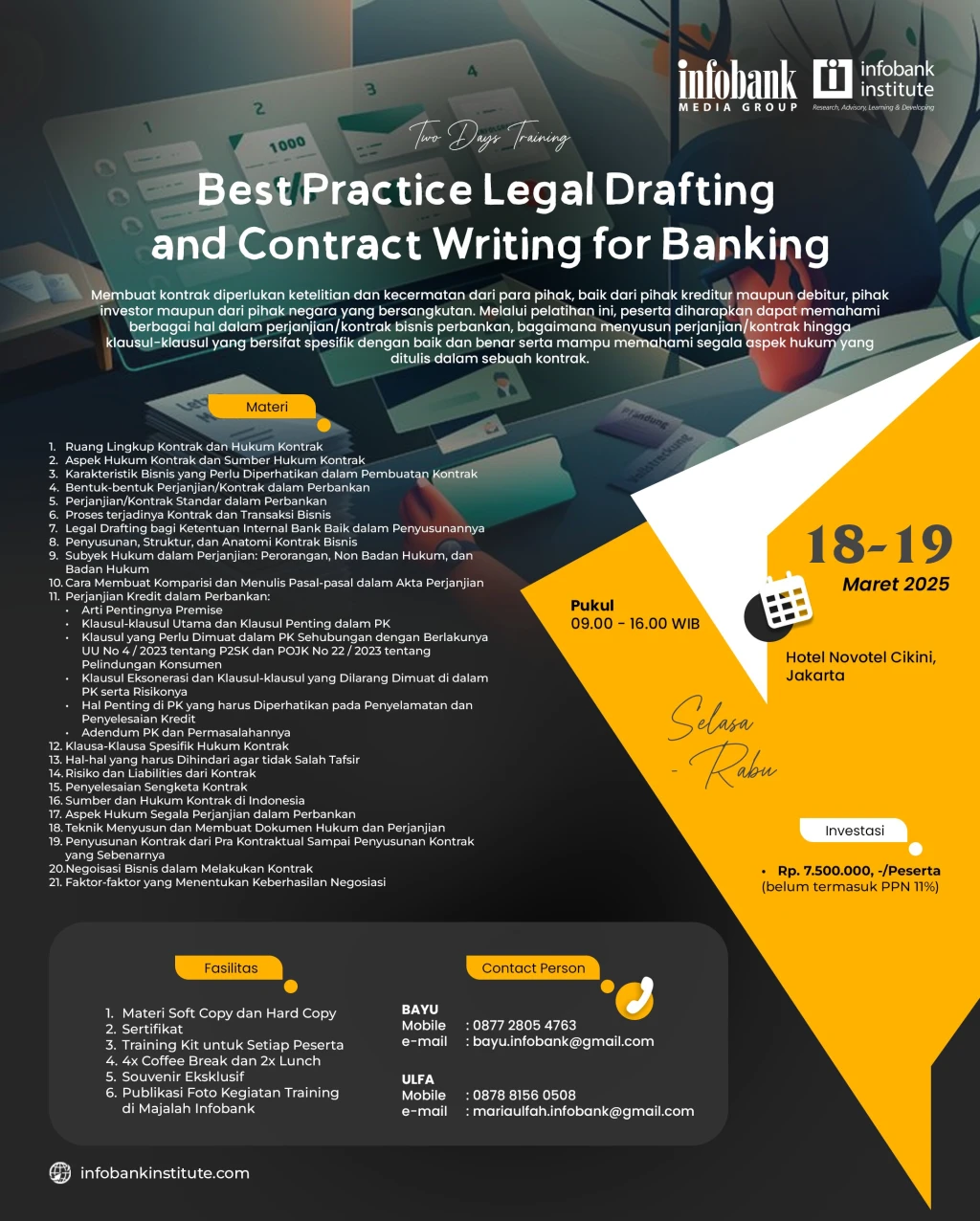 Best Practice Legal Drafting and Contract Writing for Banking