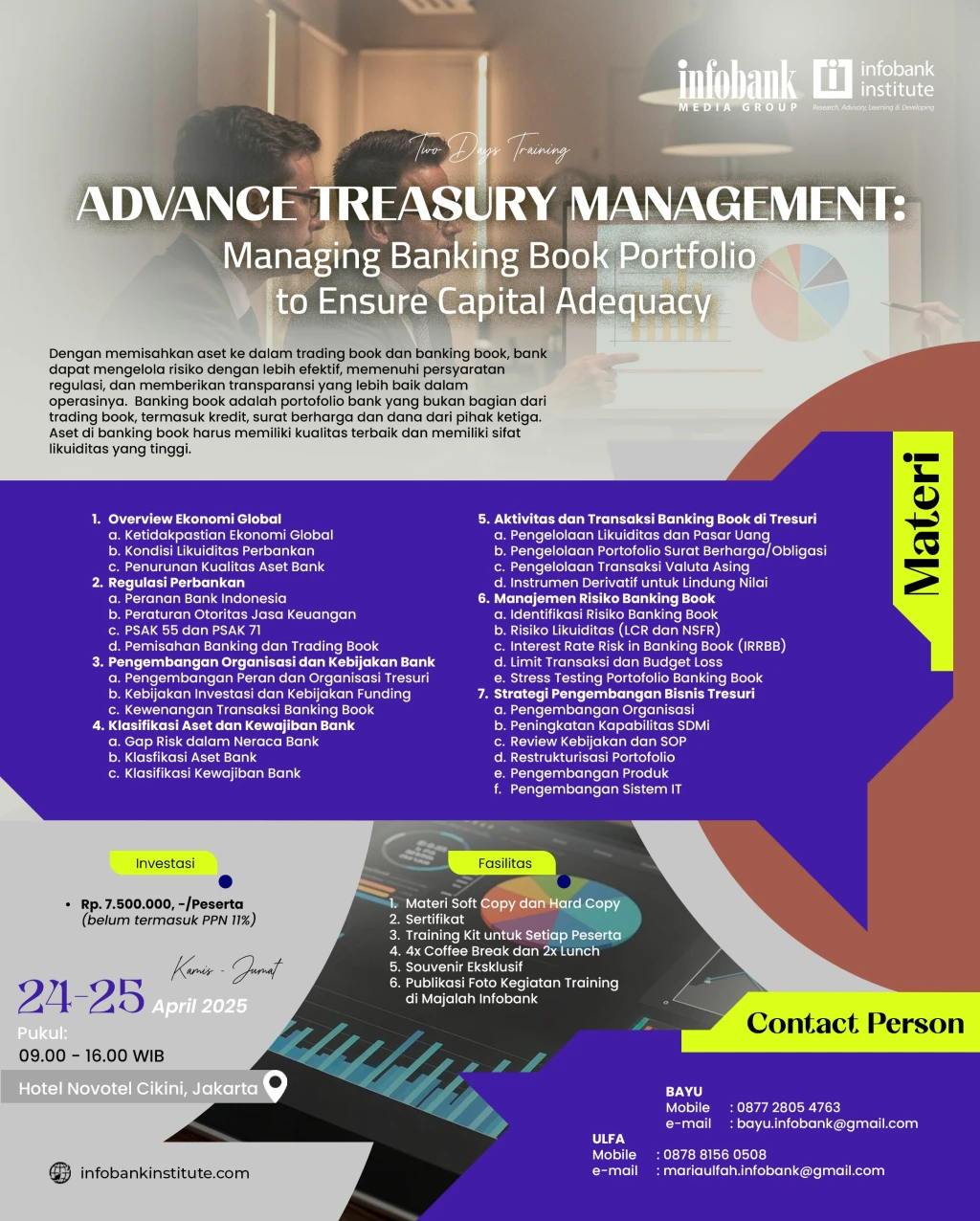 ADVANCE TREASURY MANAGEMENT: Managing Banking Book Portfolio to Ensure Capital Adequacy