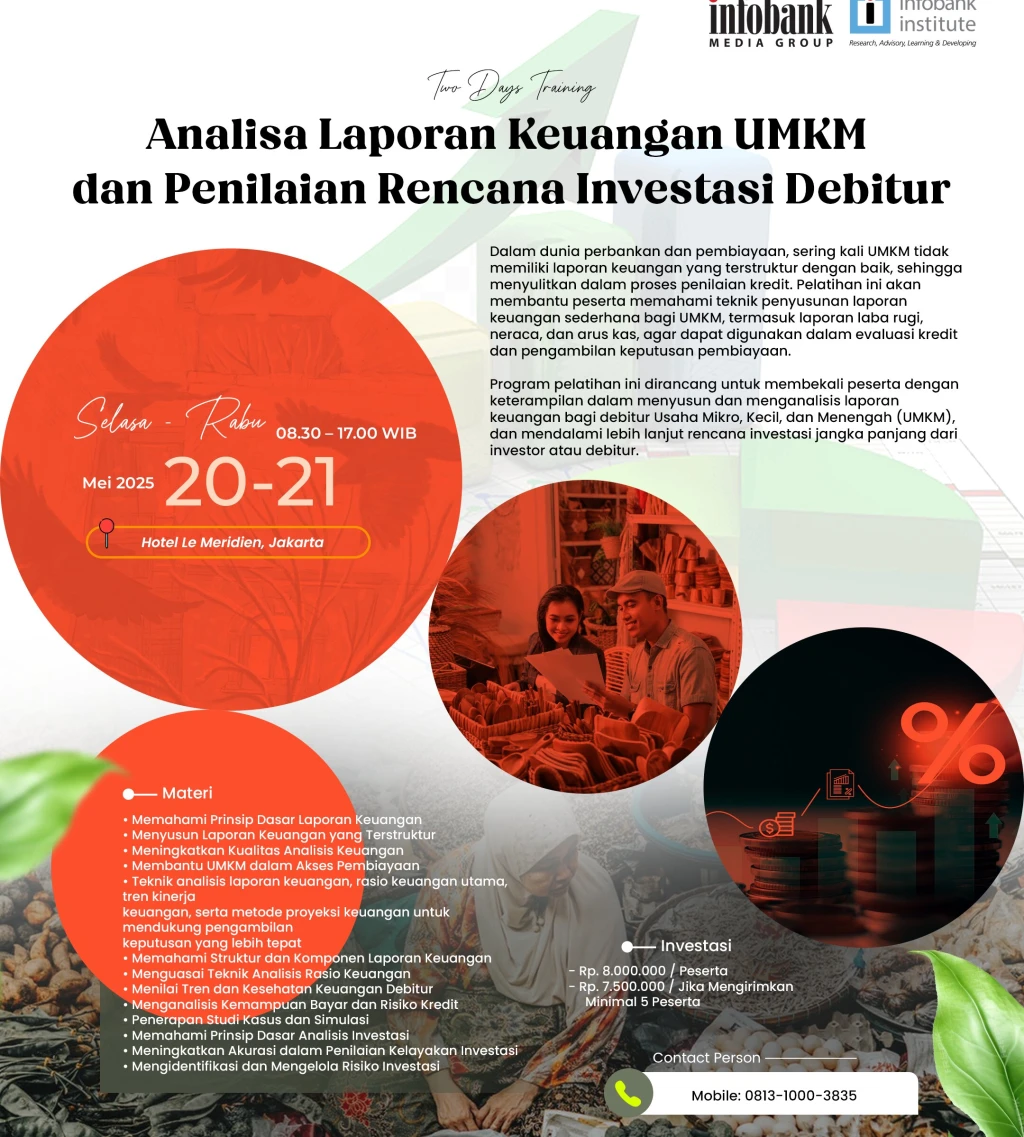 Analisa Laporan Keuangan Debitur UMKM dan  Penilaian Rencana Investasi Debitur