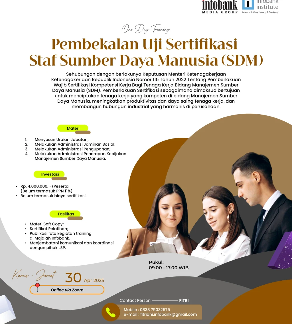 Pembekalan Uji Sertifikasi Staf Sumber Daya Manusia (SDM)