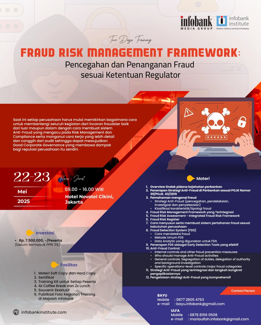 Fraud Risk Management Framework: Pencegahan dan Penanganan Fraud sesuai Ketentuan Regulator