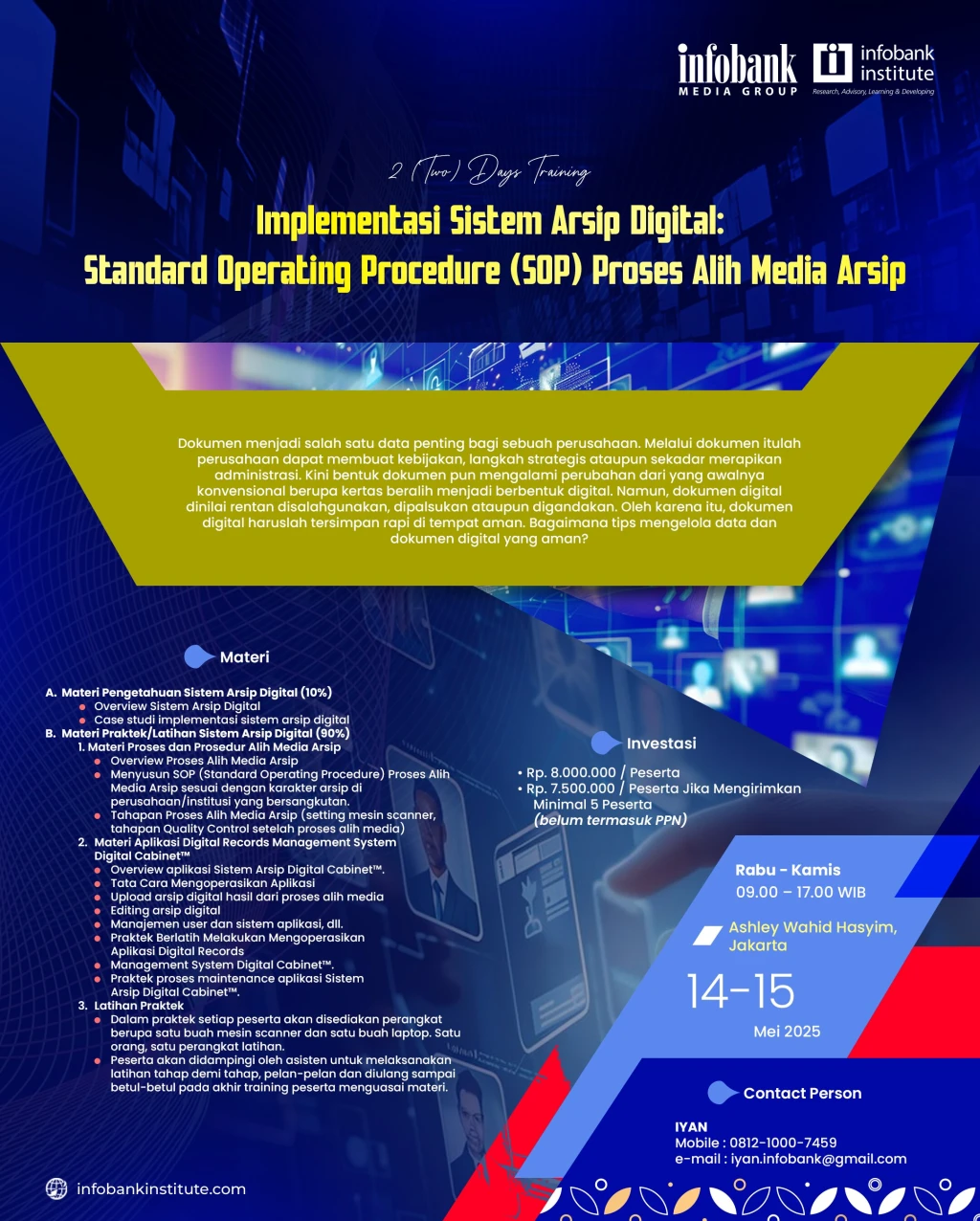 Implementasi Sistem Arsip Digital: SOP Proses Alih Media Arsip 