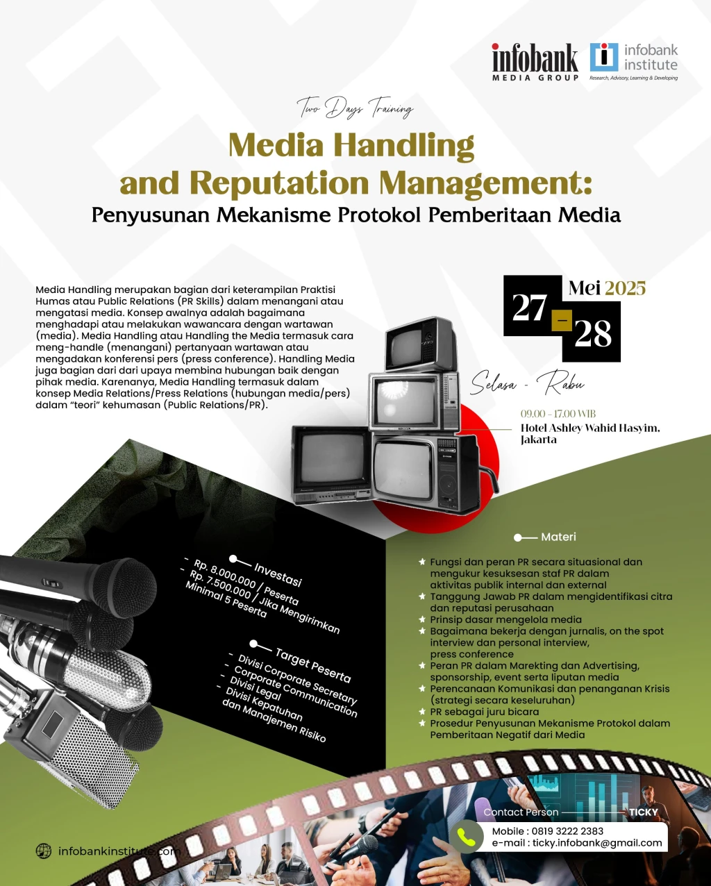 Media Handling and Reputation Management: Penyusunan Mekanisme Protokol Pemberitaan Media