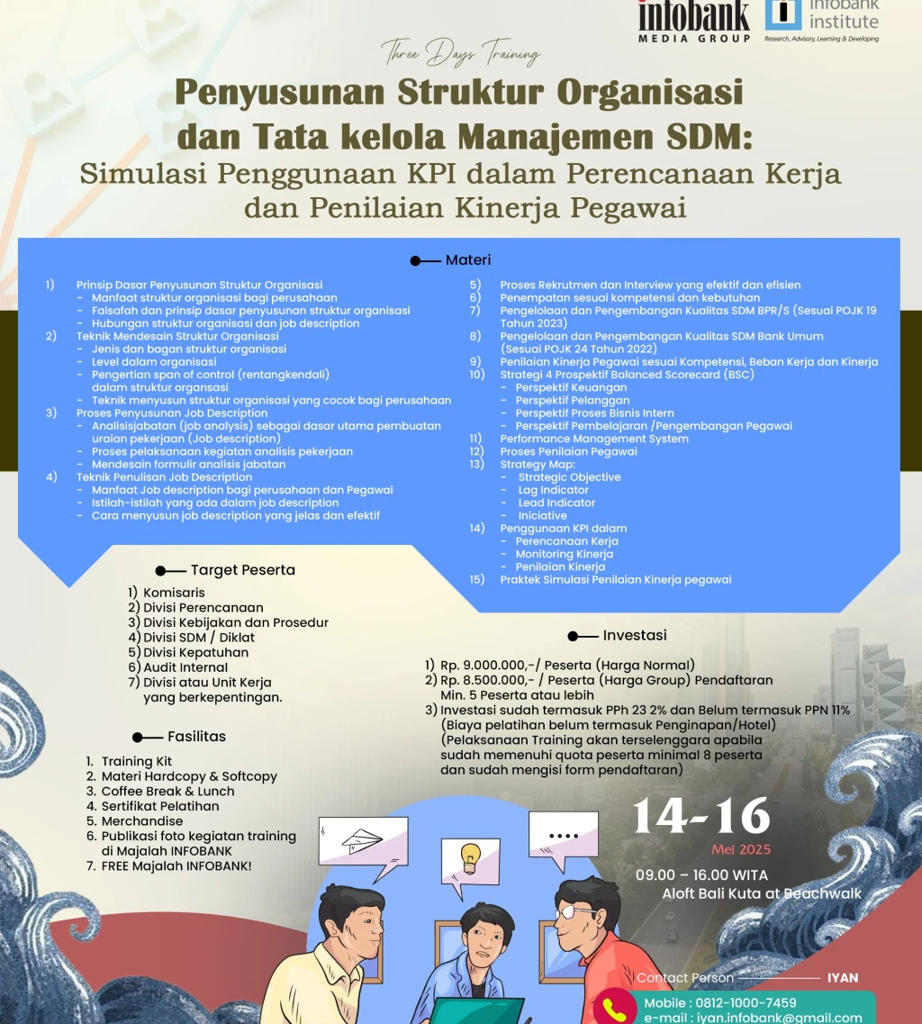 Penyusunan Struktur Organisasi dan Tata Kelola Manajemen SDM