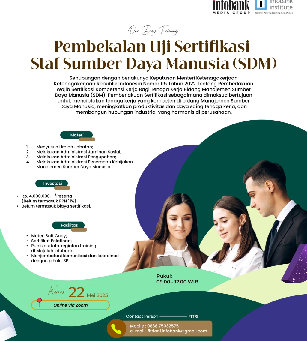 Pembekalan Uji Sertifikasi Staf Sumber Daya Manusia (SDM)