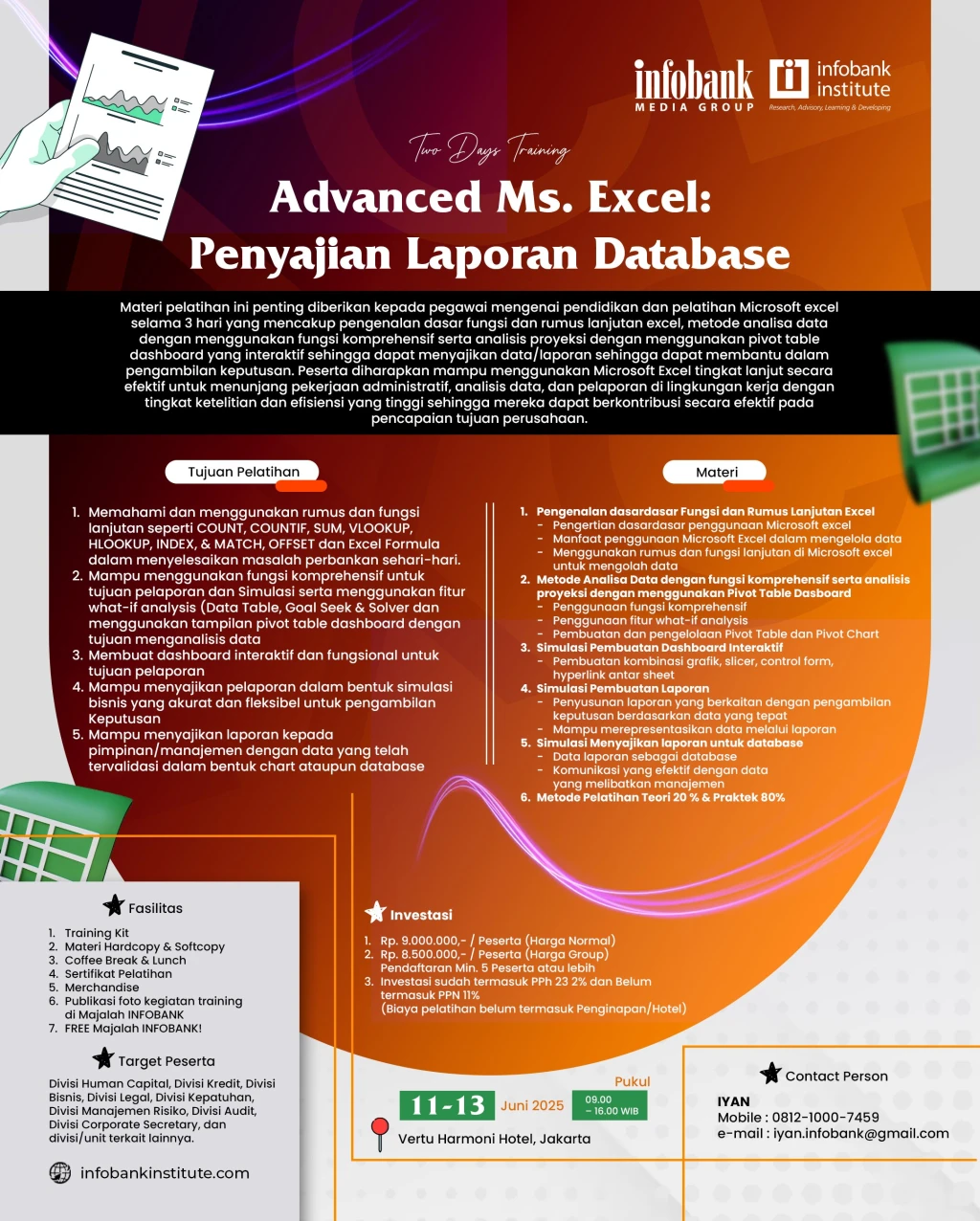 Advanced Ms. Excel: Penyajian Laporan Database
