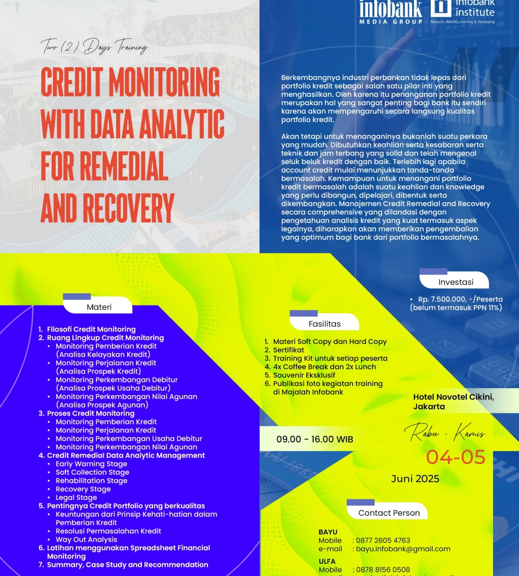 Credit Monitoring with Data Analytic for Remedial and Recovery