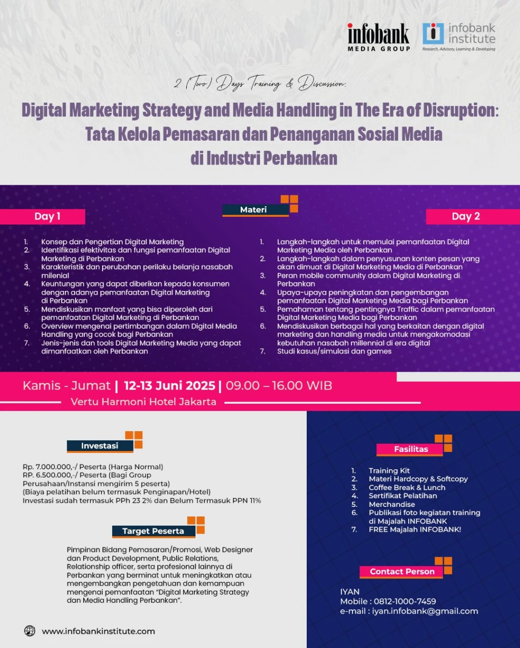 Digital Marketing Strategy and Media Handling in The Era of Disruption: Tata Kelola Pemasaran dan Penanganan Sosial Media di Industri Perbankan