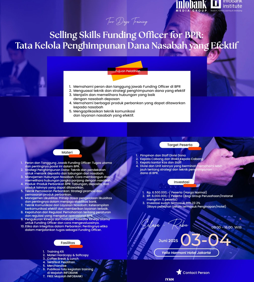  Selling Skills Funding Officer for BPR Tata Kelola Penghimpunan Dana Nasabah yang Efektif