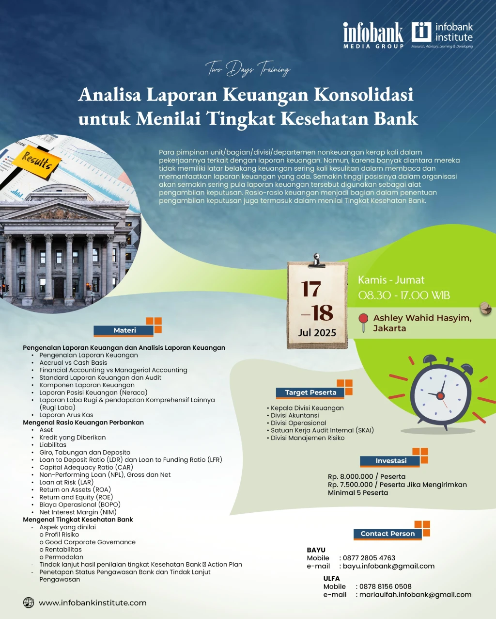 Analisa Laporan Keuangan Konsolidasi untuk Menilai Tingkat Kesehatan Bank