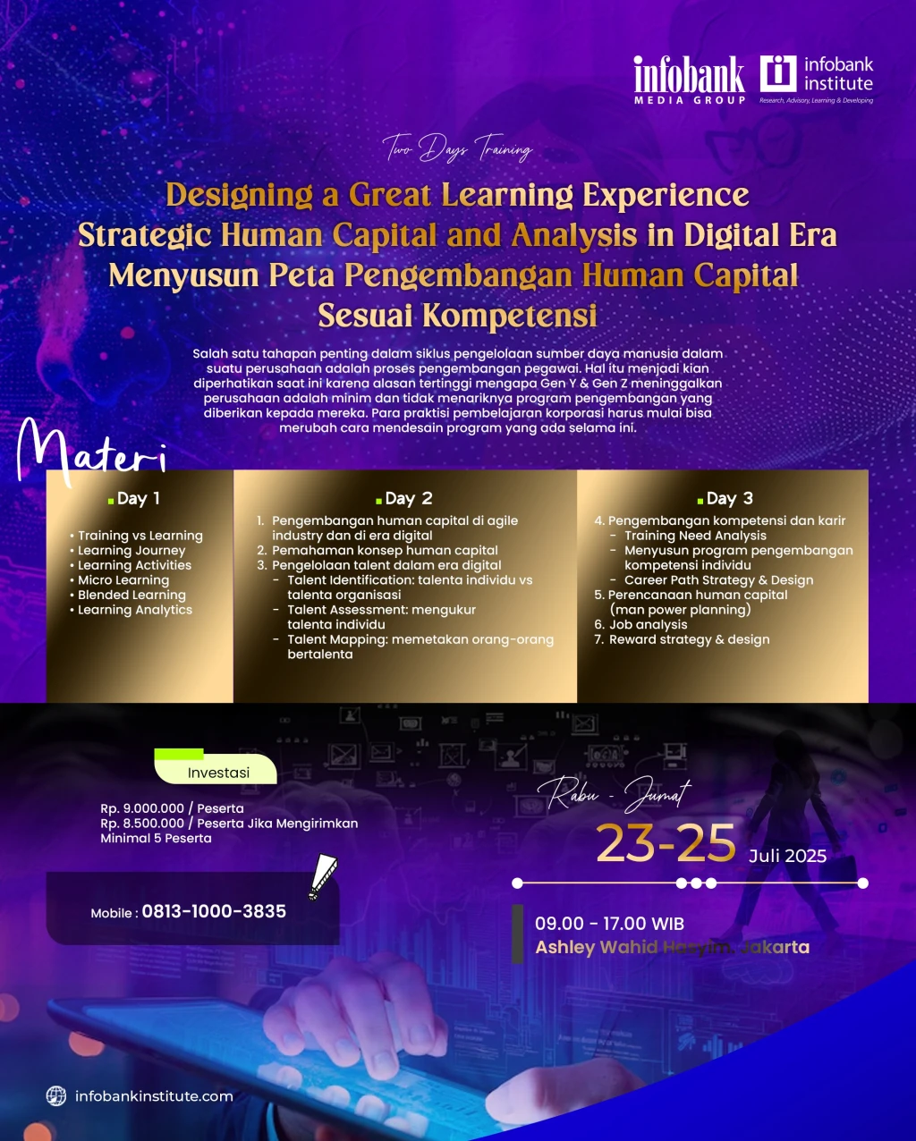 Designing a Great Learning Experience Strategic Human Capital and Analysis in Digital Era Menyususn Pengembangan Human Capital Sesuai Kompetensi