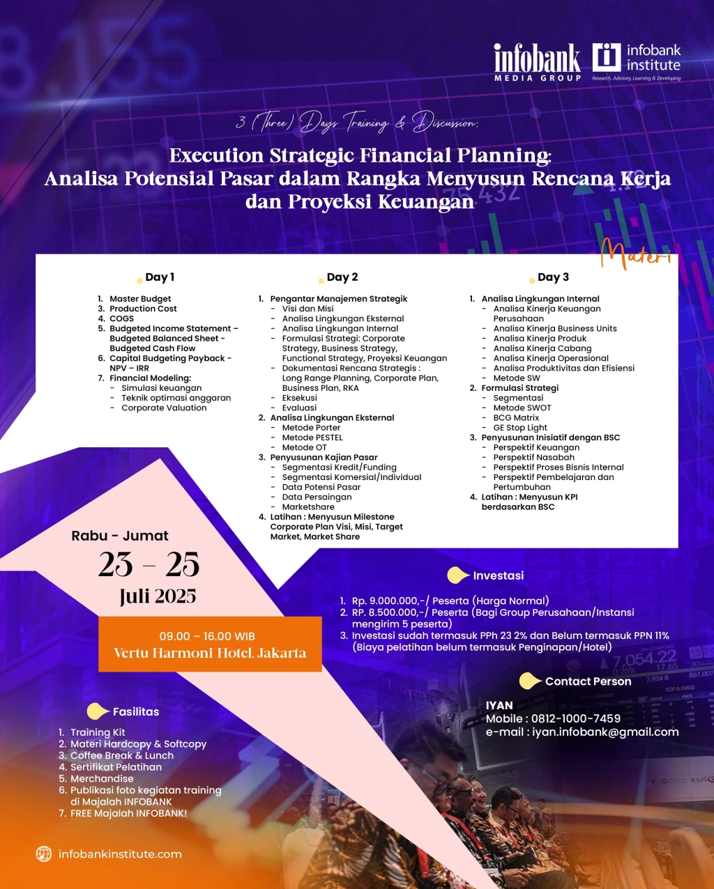 Execution Strategic Financial Planning: Analisa Potensial Pasar dalam Rangka Mnyususn Rencana Kerja dan Proyeksi Keuangan