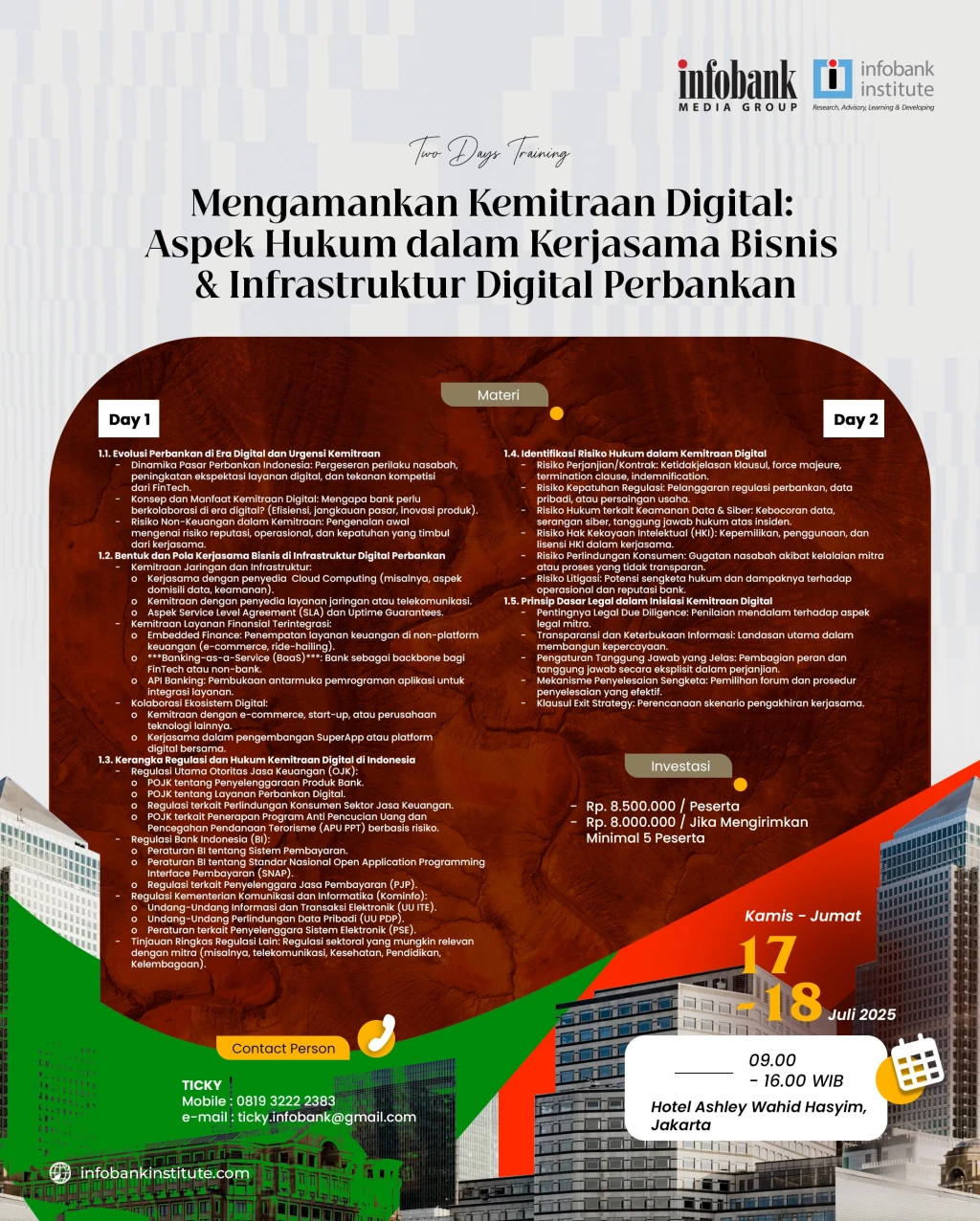 Mengamankan Kemitraan Digital: Aspek Hukum Dalam Kerjasma Bisnis & Infrastruktur Digital Perbankan