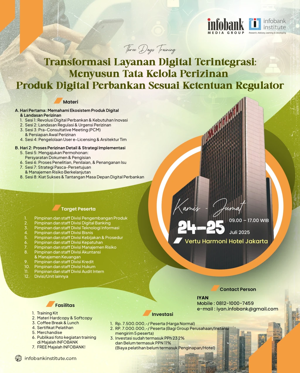 Transformasi Layanan Digital Trintegritasi: Menyusun Tata Kelola Perizinan Produk Digital Perbankan Sesuai Ketntuan Regulator