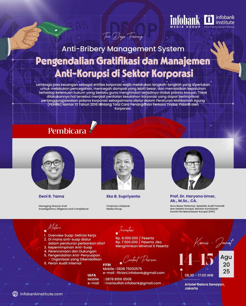 Anti-Bribery Management System Pengendalian Gratifikasi dan Manajemen Anti-Korupsi di Sektor Korporasi 