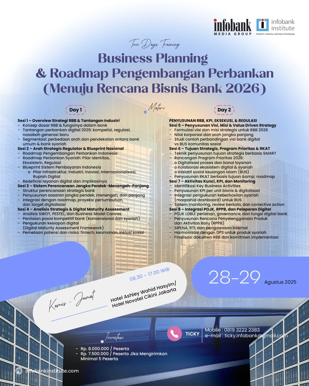 Business Planning & Roadmap Pengembangan Perbankan (Menuju Rencana Bisnis Bank 2026)