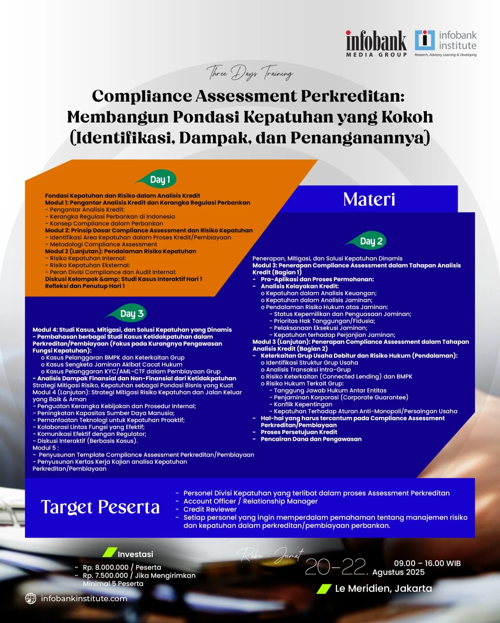 Compliance Assessment Perkreditan: Mmembangun Pondasi Kepatuhan yang Kokoh (Identifikasi, Dampak, dan Penanganannya)