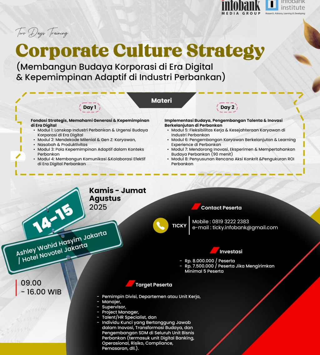 Corporate Culture Strategy Membangun Budaya Korporasi di Era Digital  Kepemimpinan Adaptif di Industri Perbankan
