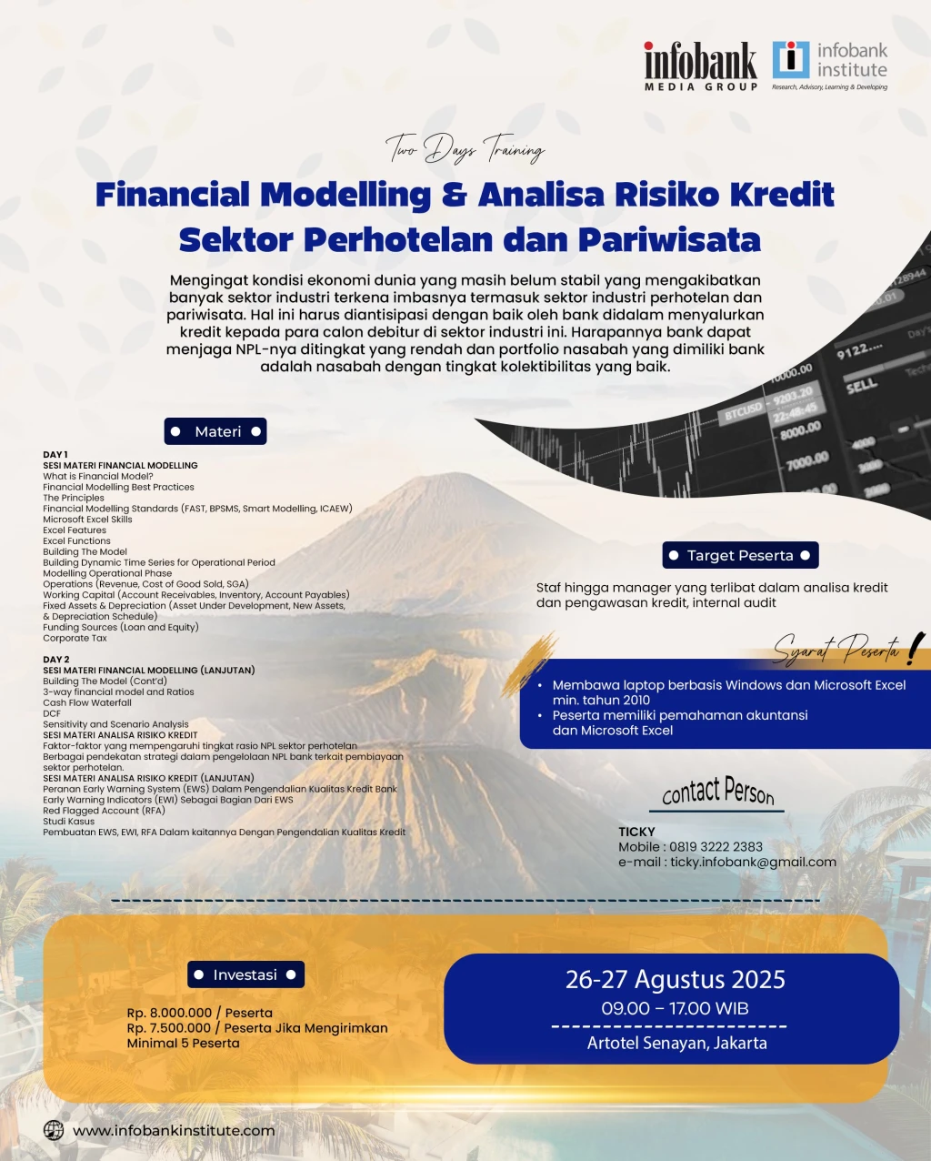 Financial Modelling & Analisa Risiko Kredit Sektor Perhotelan dan Pariwisata
