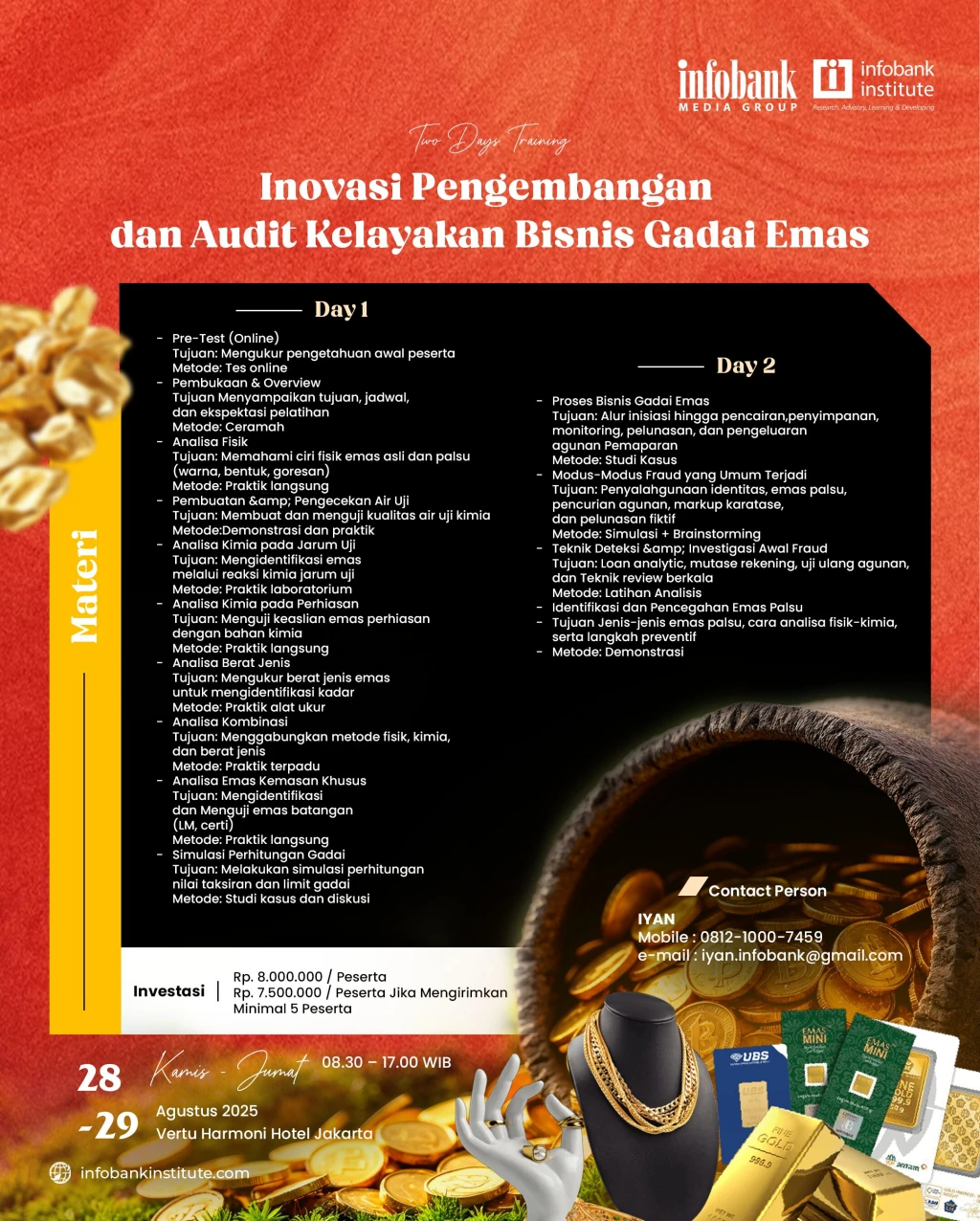 Inovasi Pengembangan dan Audit Kelayakan Bisnins Gadai Emas