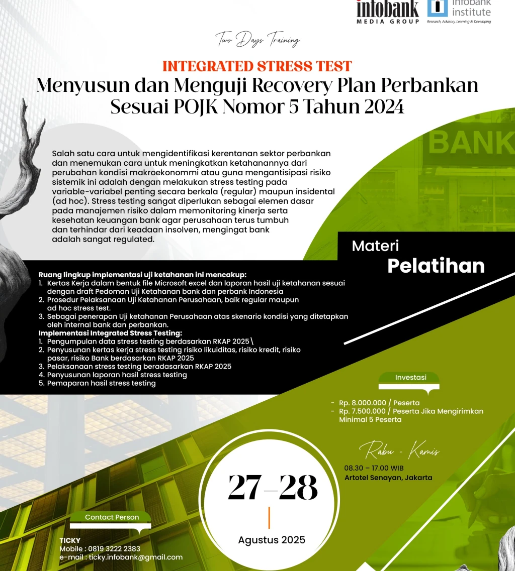 INTEGRATED STRESS TEST Menyususn dan Menguji Recovery Plan Perbankan Sesuai POJK Nomor 5 Tahun 2024