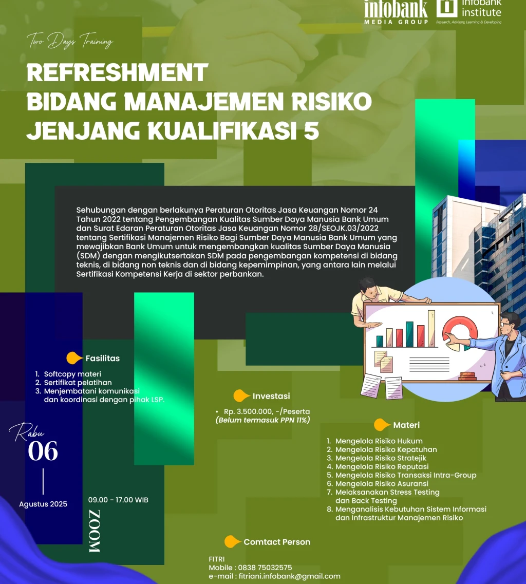 Refreshment bidang Manajemen Risiko Jenjang Kualifikasi 5