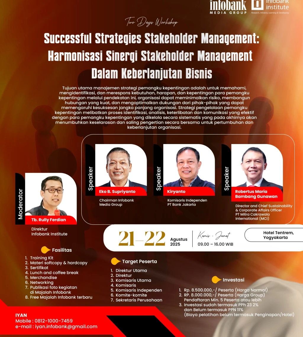 Succesful Strategies Stakeholder Management Harmonisasi Sinergi Stakeholder Management Dalam Keberlanjutan Bisnis
