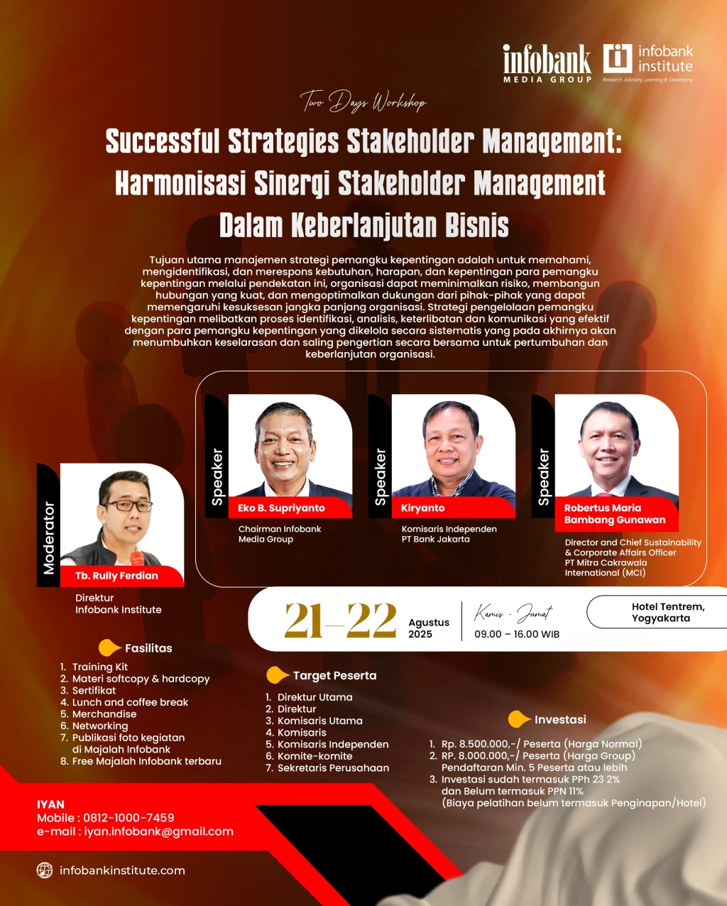 Succesful Strategies Stakeholder Management: Harmonisasi Sinergi Stakeholder Management Dalam Keberlanjutan Bisnis