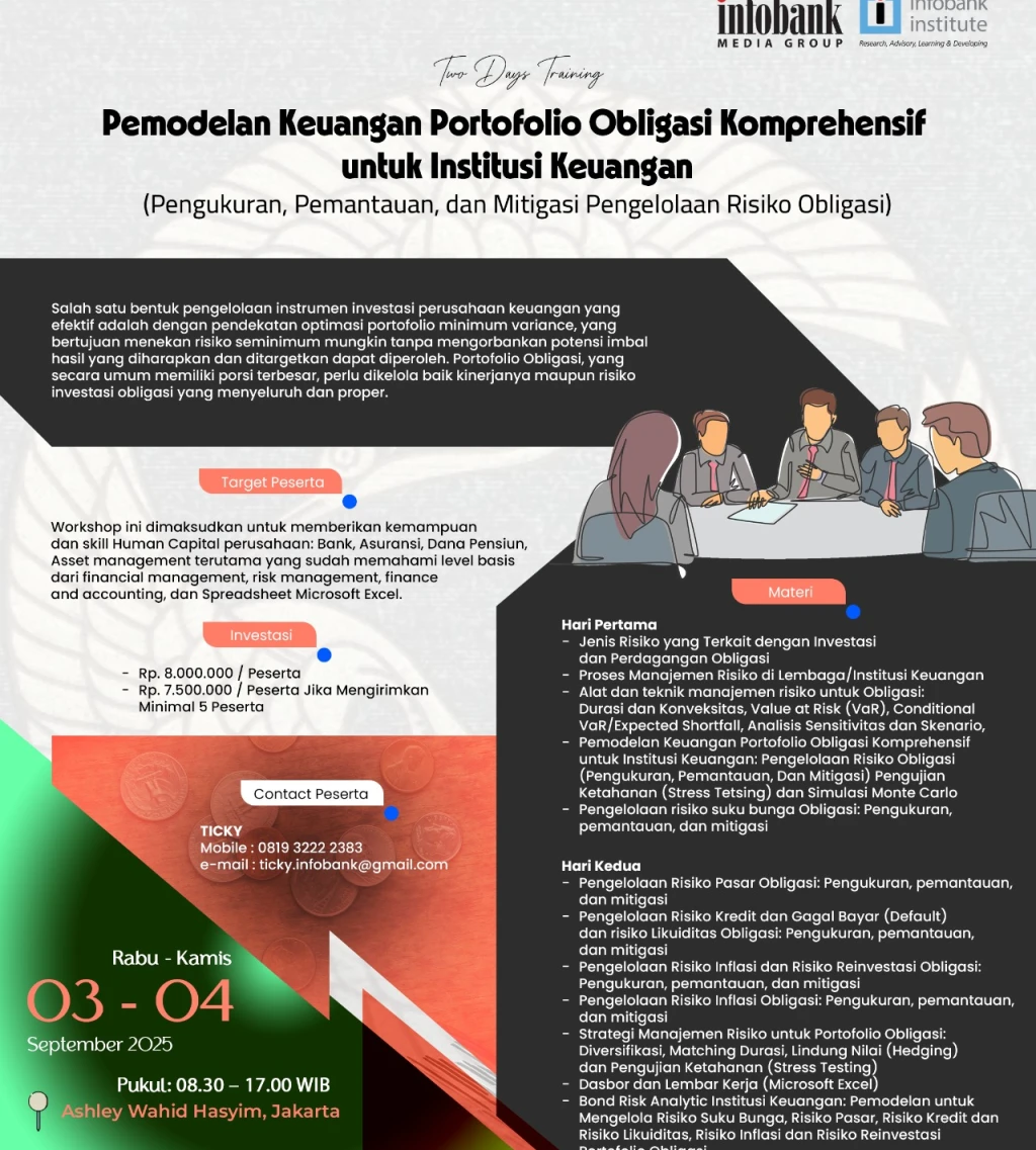 Pemodelan Keuangan Portofolio Obligasi Komprehensif untuk Institusi Keuangan Pengukuran  Pemantauan dan Mitigasi Pengelolaan Risiko Obligasi