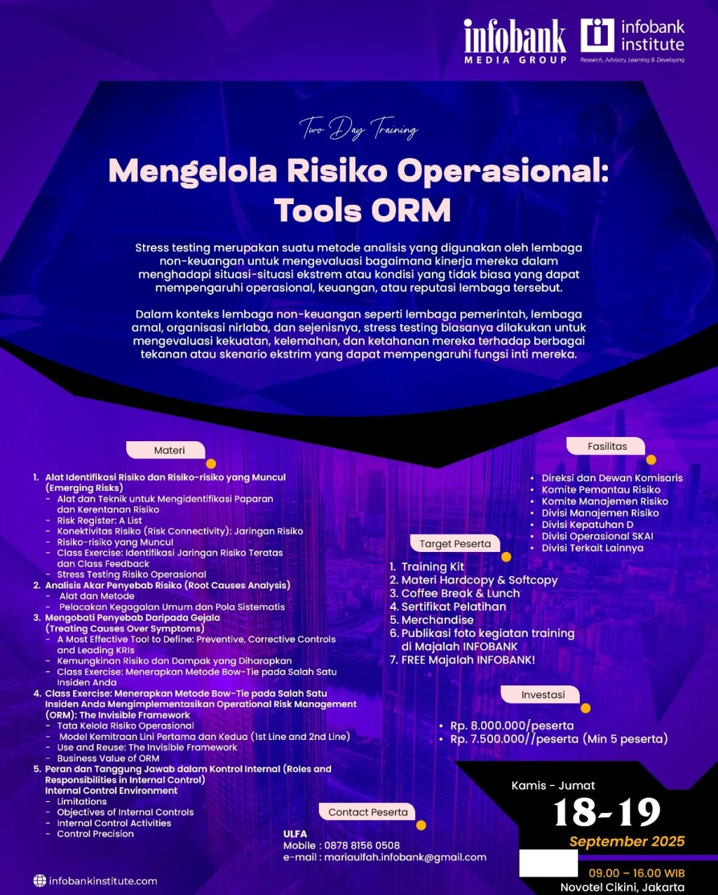 Mengelola Risiko Operasional: Tools ORM 