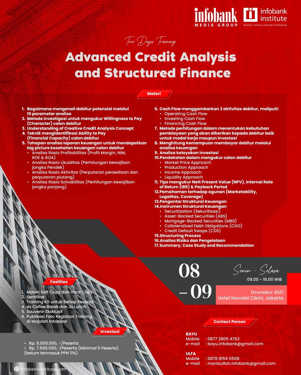 Advanced Credit Analysis and Structured Finance