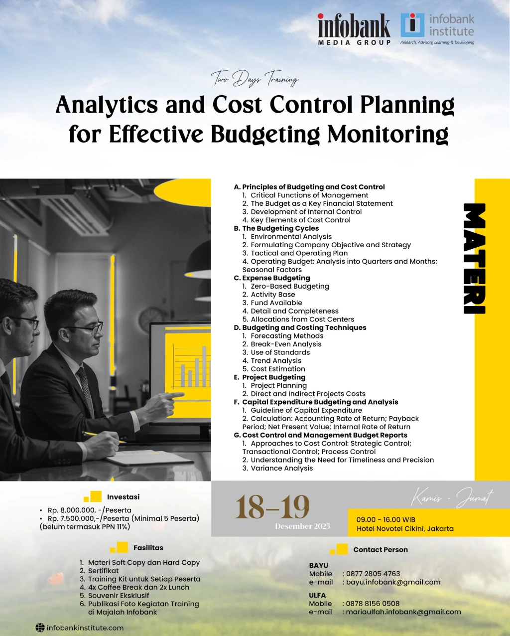 Analytics and Cost Control Planning for Effective Budgeting Monitoring 