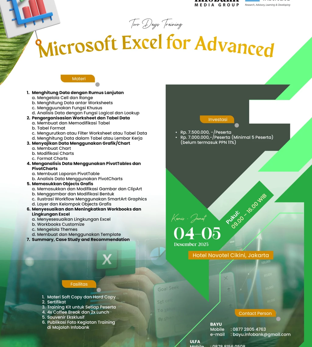 Microsoft Excel for Advance 