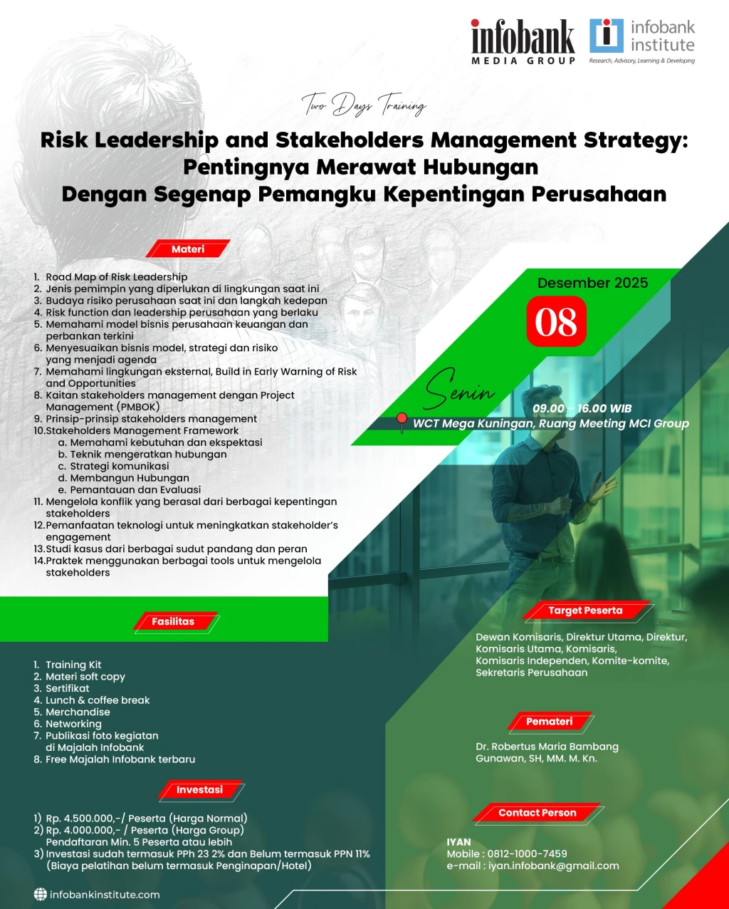 Risk Leadership and Stakeholders Management Strategy: Pentingnya Merawat Hubungan Dengan Segenap Pemangku Kepentingan Perusahaan