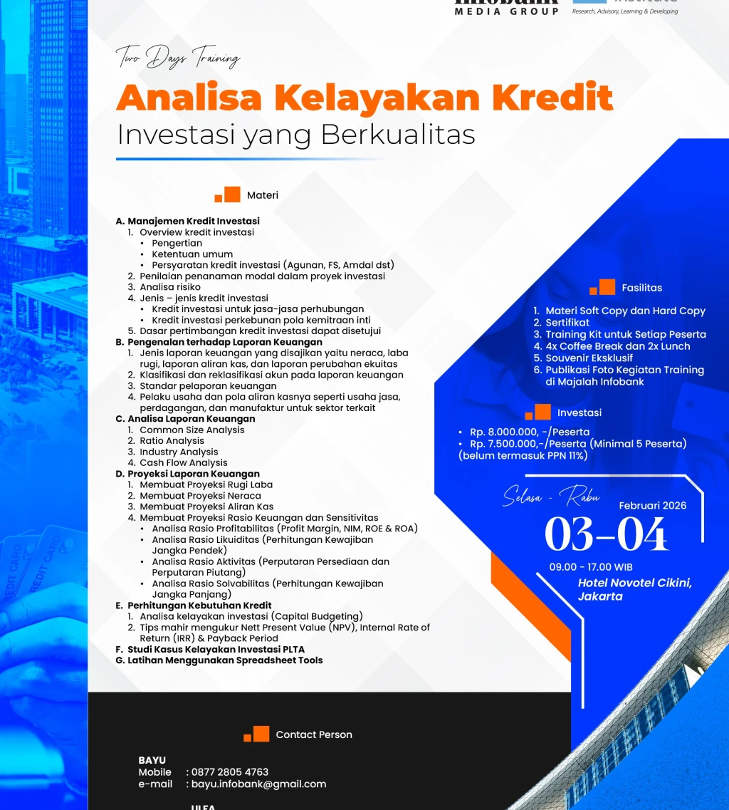 Analisa Kelayakan Kredit Investasi yang Berkualitas