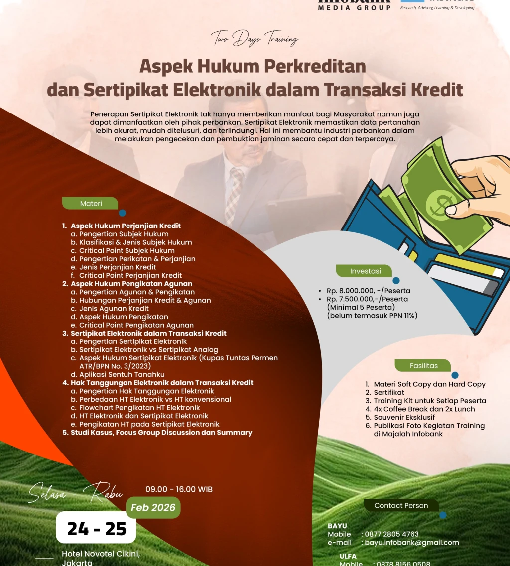 Aspek Hukum Perkreditan dan Sertipikat Elektronik dalam Transaksi Kredit