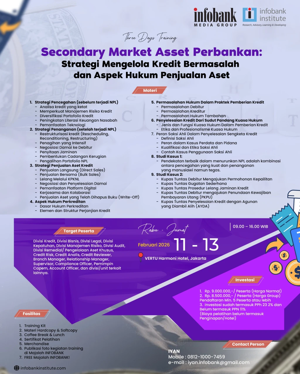 Secondary Market Asset Perbankan: Strategi Mengelola Kredit Bermasalah dan Aspek Hukum Penjualan Aset 