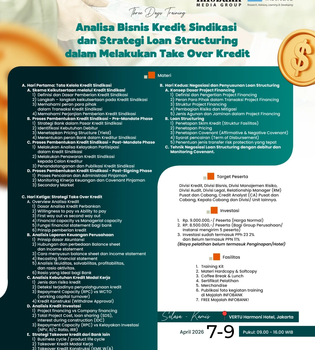 Analisa Bisnis Kredit Sindikasi dan Strategi Loan Structuring dalam Melakukan Take Over Kredit