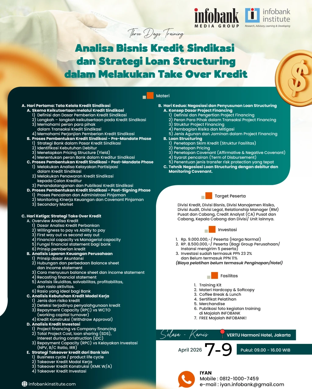 Analisa Bisnis Kredit Sindikasi dan Strategi Loan Structuring dalam Melakukan Take Over Kredit