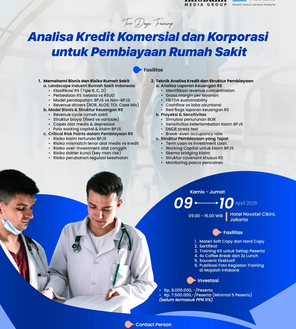 Analisa Kredit Komersial dan Korporasi untuk Pembiayaan Rumah Sakit