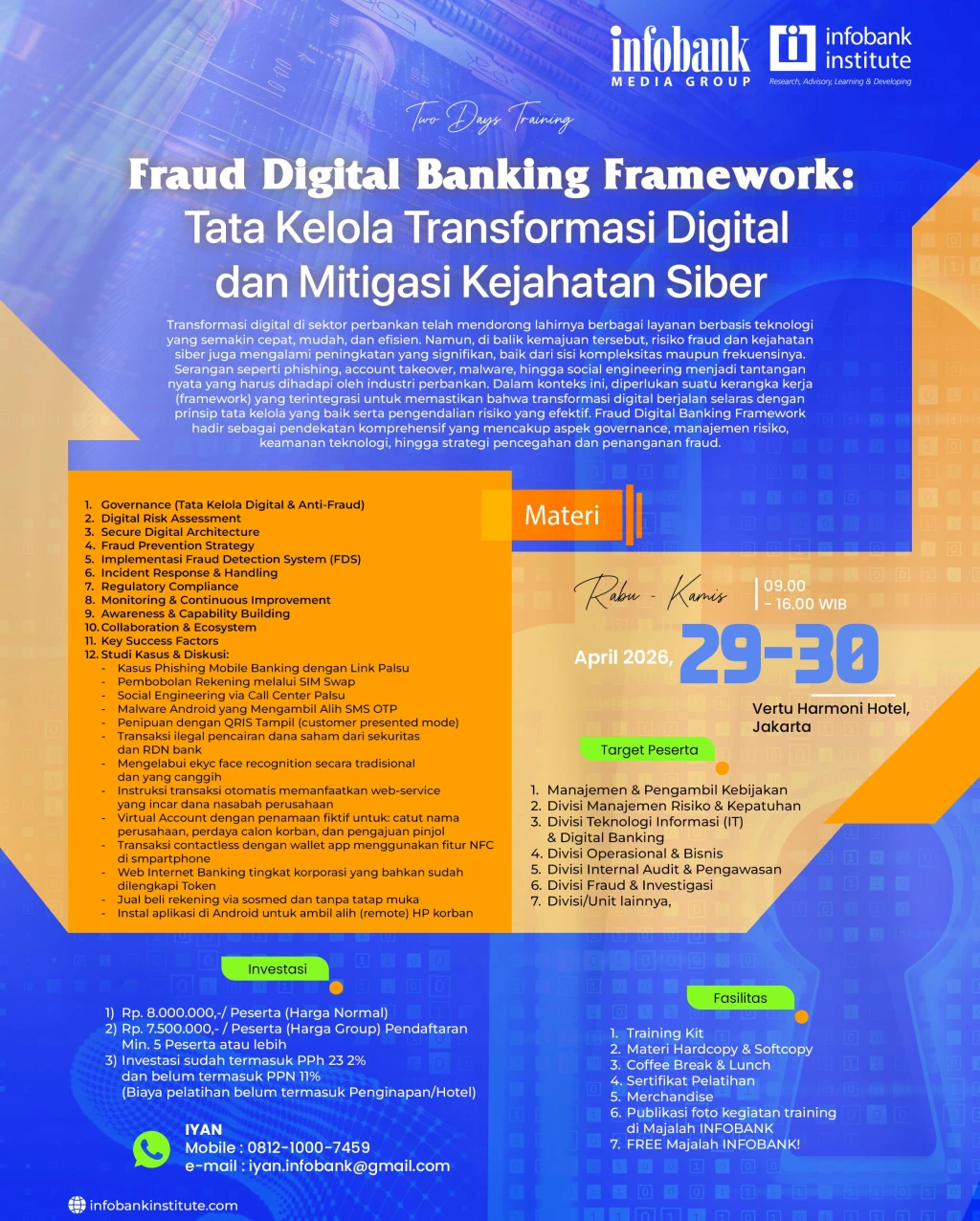 Fraud Digital Banking Framework: Tata Kelola Transformasi Digital dan Mitigasi Kejahatan Siber