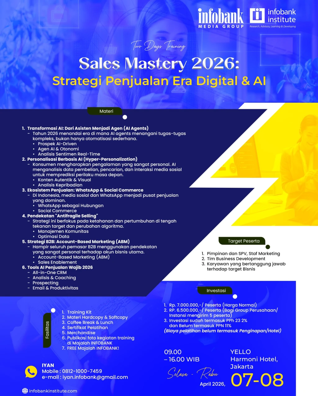 Sales Mastery 2026: Strategi Penjualan Era Digital & AI