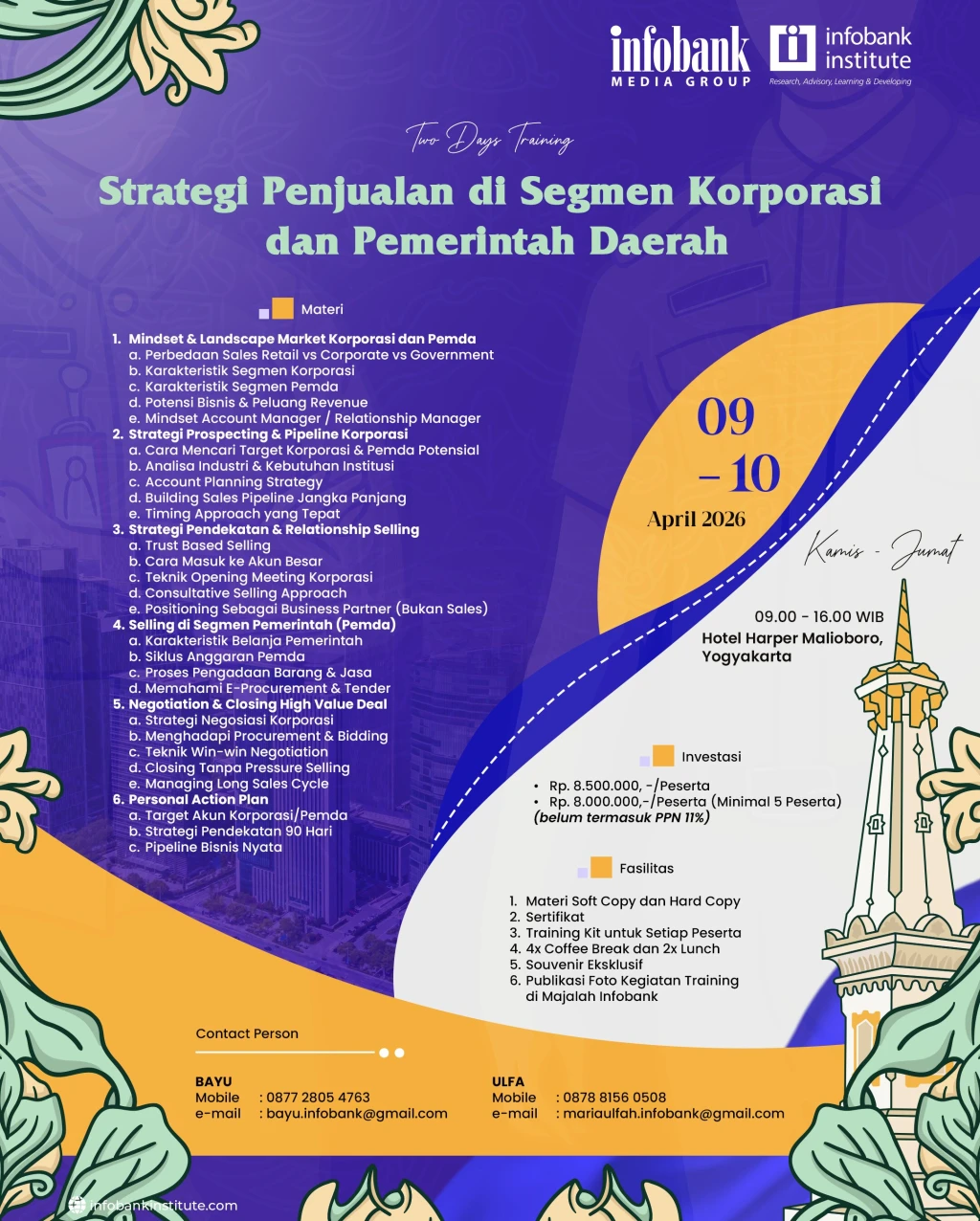 Strategi Penjualan di Segmen Korporasi dan Pemerintah Daerah