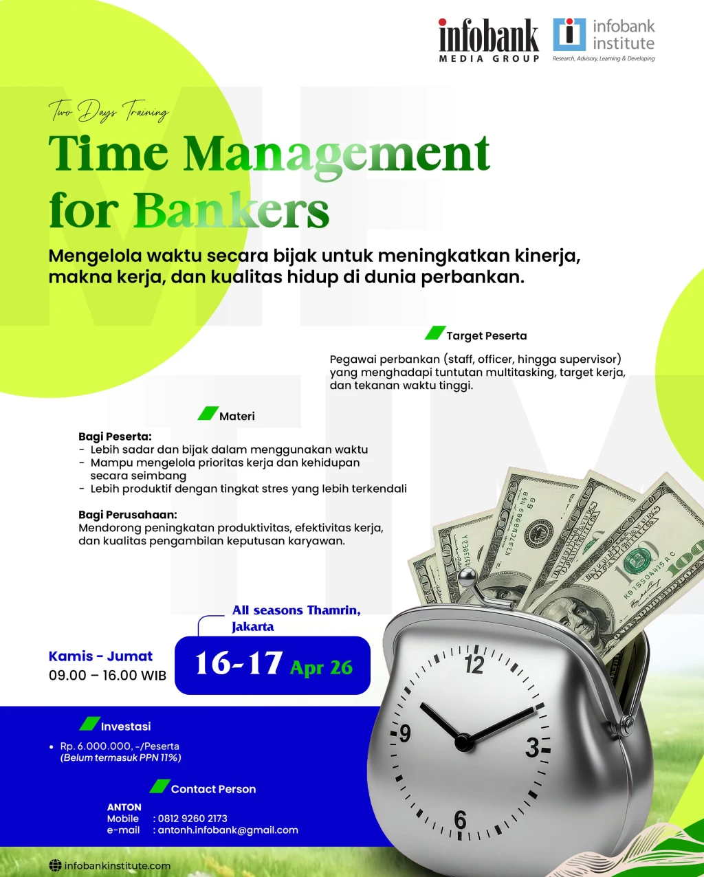 Time Management for Bankers